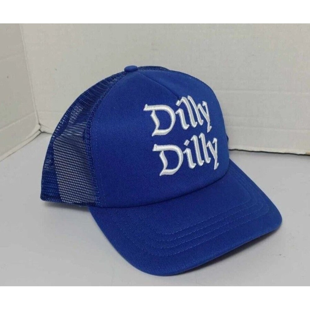 Dilly Dilly Bud Light Adjustable Snap Back Baseball Hat Cap Blue Outdoor Beer